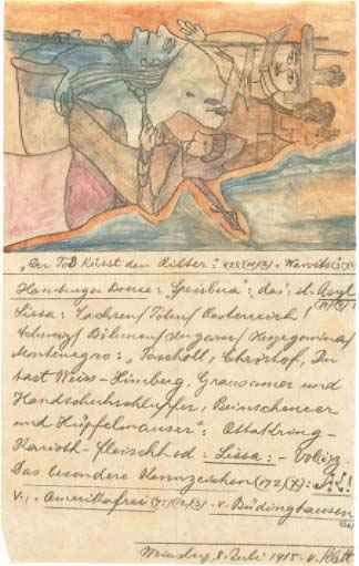 August Klett - Der Tod kuesst den Ritter